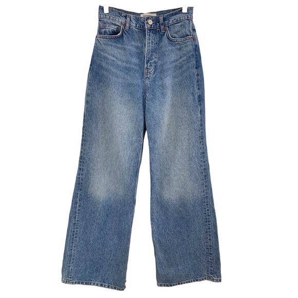 Reformation Cary High Rise Slouchy Wide Leg Jeans in Colorado 24 - Picture 4 of 10